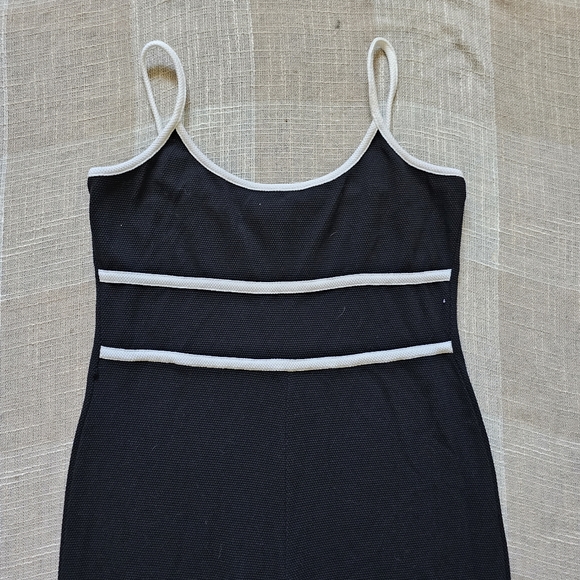 90s Black & White Jumpsuit - Picture 2 of 11